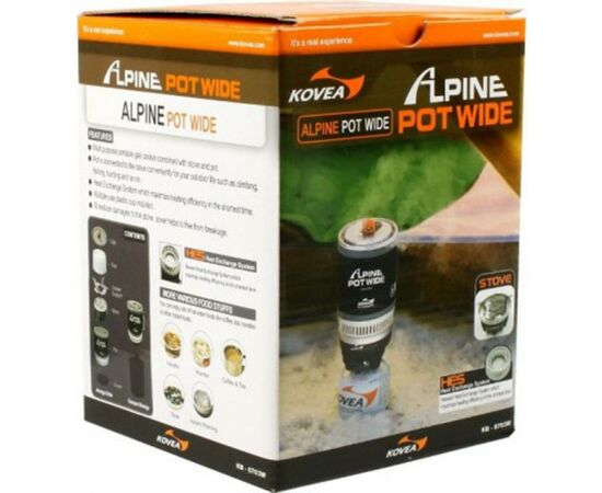 Горелка Kovea Alpine Pot Wide KB-0703W (8806372096069), изображение 6 Горелка Kovea Alpine Pot Wide KB-0703W (8806372096069), изображение 6