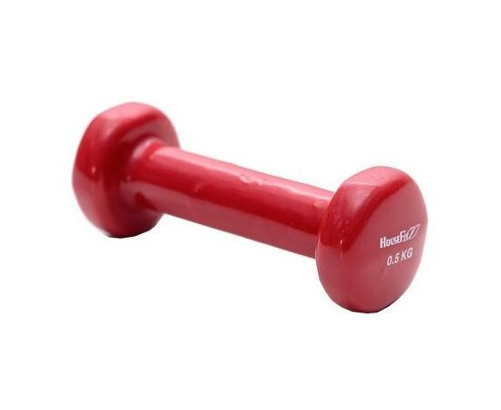 Гантель HouseFit з вініловим покриттям 0,5 кг (D086/DD6948-0,5)