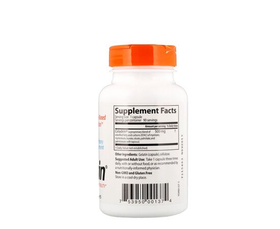 Жирные кислоты Doctor's Best Целадрин, Celadrin, 500 мг, 90 капсул (DRB-00137), изображение 2 Жирные кислоты Doctor's Best Целадрин, Celadrin, 500 мг, 90 капсул (DRB-00137), изображение 2