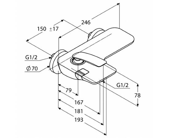 Смеситель KLUDI Balance white (524459175), изображение 2 Смеситель KLUDI Balance white (524459175), изображение 2