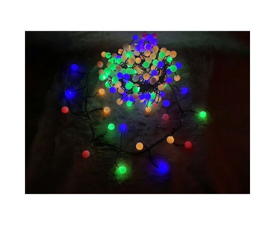 Гирлянда Luca Lighting кластер Шарики зеленая струна 6,5 м, RGB (8720362027171), изображение 3 Гирлянда Luca Lighting кластер Шарики зеленая струна 6,5 м, RGB (8720362027171), изображение 3