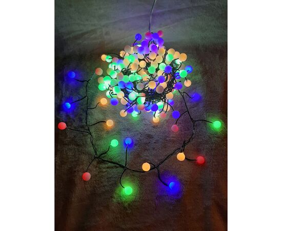 Гирлянда Luca Lighting кластер Шарики зеленая струна 6,5 м, RGB (8720362027171), изображение 4 Гирлянда Luca Lighting кластер Шарики зеленая струна 6,5 м, RGB (8720362027171), изображение 4