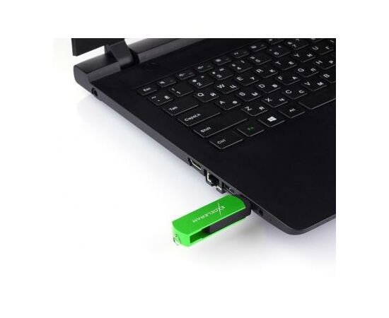 USB флеш накопитель eXceleram 32GB P2 Series Green/Black USB 2.0 (EXP2U2GRB32), изображение 7 USB флеш накопитель eXceleram 32GB P2 Series Green/Black USB 2.0 (EXP2U2GRB32), изображение 7