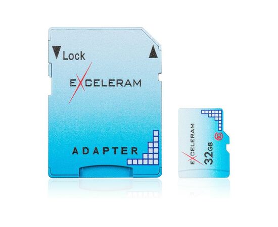 Карта памяти eXceleram 32GB microSD class 10 Color series (EMSD0006)
