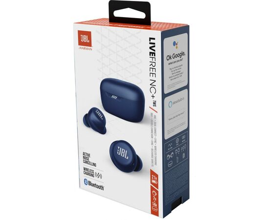 Наушники JBL Live Free NC+ Blue (JBLLIVEFRNCPTWSU), изображение 10 Наушники JBL Live Free NC+ Blue (JBLLIVEFRNCPTWSU), изображение 10