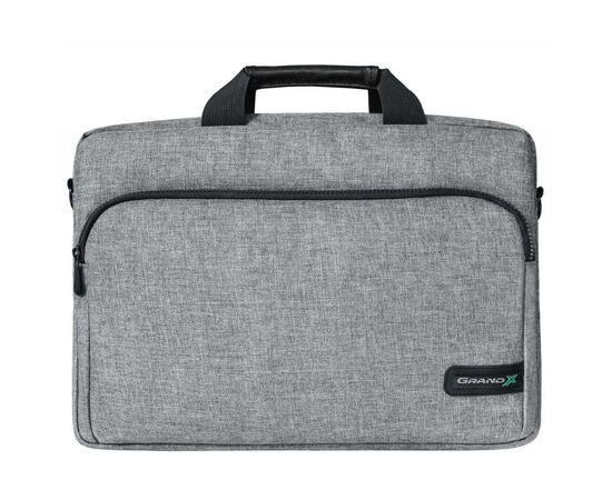 Сумка для ноутбука Grand-X 14'' SB-138 Grey (SB-138G), зображення 2 Сумка для ноутбука Grand-X 14'' SB-138 Grey (SB-138G), зображення 2