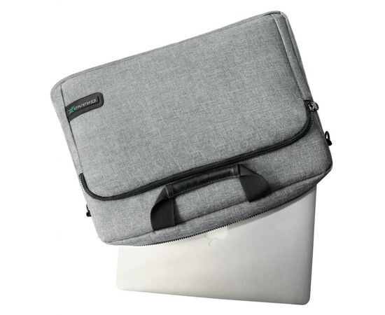 Сумка для ноутбука Grand-X 14'' SB-138 Grey (SB-138G), зображення 6 Сумка для ноутбука Grand-X 14'' SB-138 Grey (SB-138G), зображення 6