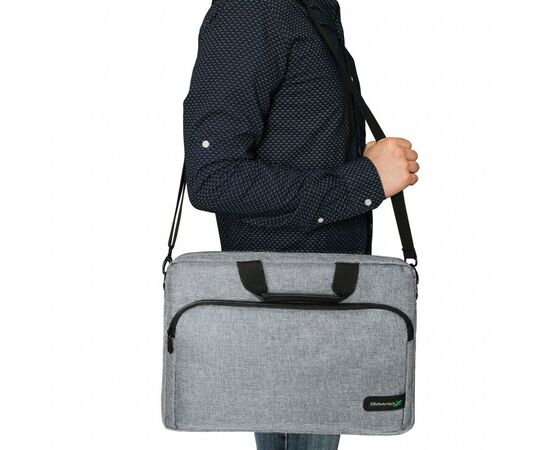 Сумка для ноутбука Grand-X 14'' SB-138 Grey (SB-138G), зображення 7 Сумка для ноутбука Grand-X 14'' SB-138 Grey (SB-138G), зображення 7