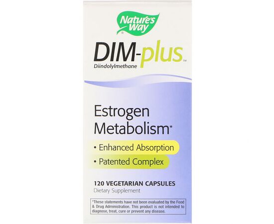 Трави Nature's Way Метаболізм естрогенів, DIM-plus, Estrogen Metabolism, 120 ка (NWY-14850)