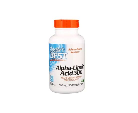 Антиоксидант Doctor's Best Альфа-ліпоєва кислота, 300 мг, 180 капсул (DRB-00277)