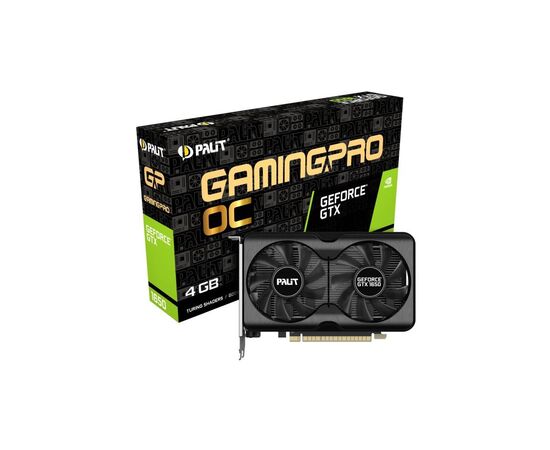 Видеокарта Palit GeForce GTX1650 4096Mb GAMINGPRO OC DDR6 (NE61650S1BG1-1175A)