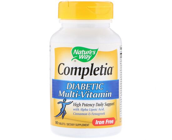 Мультивитамин Nature's Way Мультивитамины для Диабетиков, Diabetic Multi-Vitamin, 90 т (NWY14924)