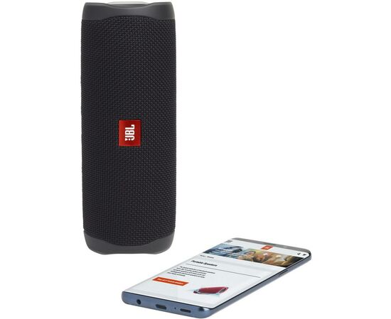 Акустична система JBL Flip 5 Black (JBLFLIP5BLK), зображення 6 Акустична система JBL Flip 5 Black (JBLFLIP5BLK), зображення 6