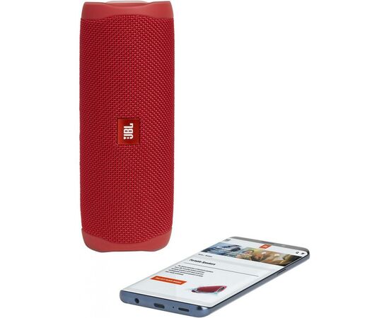 Акустична система JBL Flip 5 Red (JBLFLIP5RED), зображення 6 Акустична система JBL Flip 5 Red (JBLFLIP5RED), зображення 6