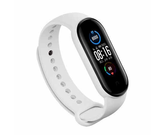 Ремешок для фитнес браслета XoKo Силіконовий ремінець XoKoдля Xiaomi Mi Smart Band 5 White (XK-SL5-WT), изображение 2 Ремешок для фитнес браслета XoKo Силіконовий ремінець XoKoдля Xiaomi Mi Smart Band 5 White (XK-SL5-WT), изображение 2