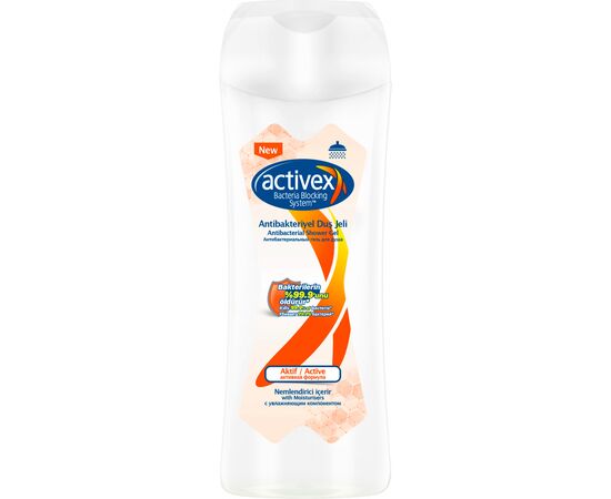Гель для душа Activex Active Антибактериальный 450 мл (8690506508630)