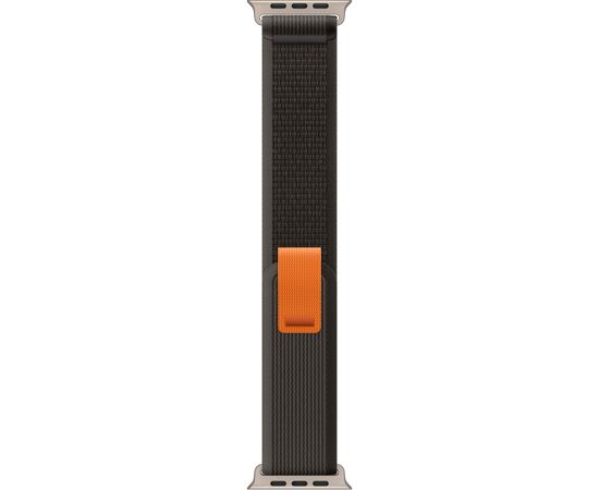 Ремінець до смарт-годинника Apple 49mm Trail Loop - M/L Black/Gray (MQEQ3ZM/A)
