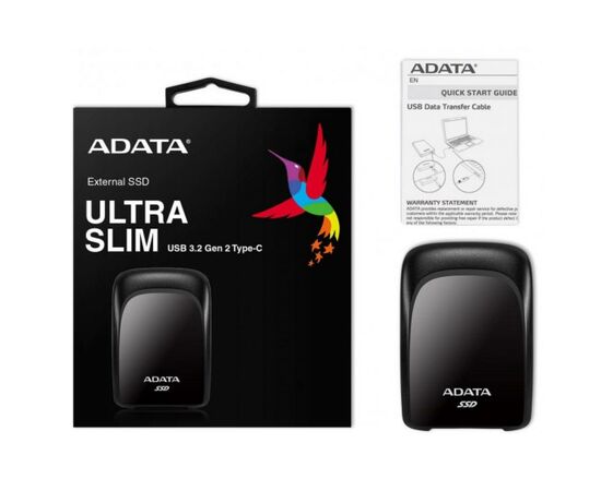 Накопитель SSD USB 3.2 240GB ADATA (ASC680-240GU32G2-CBK), изображение 7 Накопитель SSD USB 3.2 240GB ADATA (ASC680-240GU32G2-CBK), изображение 7