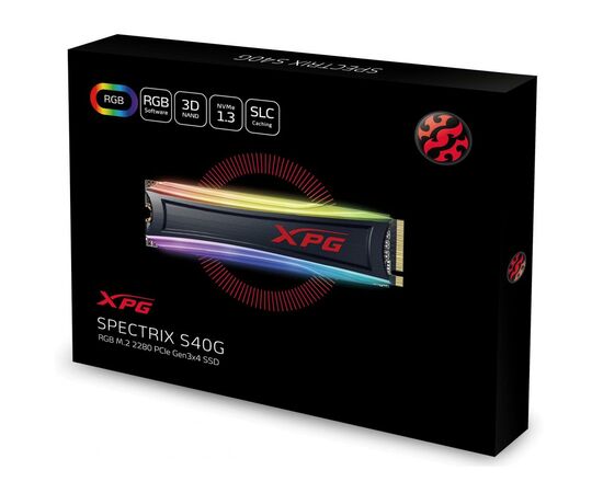 Накопитель SSD M.2 2280 512GB ADATA (AS40G-512GT-C), изображение 4 Накопитель SSD M.2 2280 512GB ADATA (AS40G-512GT-C), изображение 4