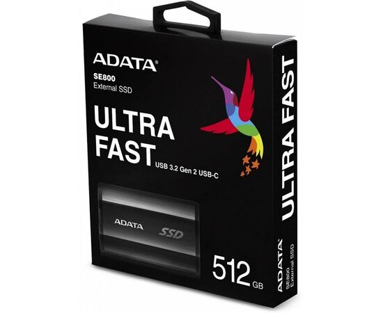 Накопитель SSD USB 3.2 1TB ADATA (ASE800-1TU32G2-CBK), изображение 6 Накопитель SSD USB 3.2 1TB ADATA (ASE800-1TU32G2-CBK), изображение 6