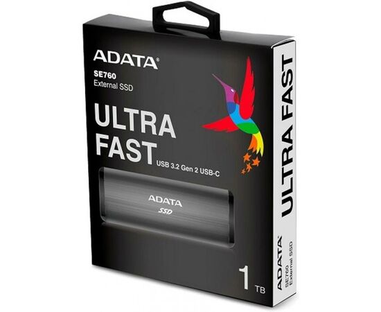Накопитель SSD USB 3.2 512GB ADATA (ASE760-512GU32G2-CTI), изображение 6 Накопитель SSD USB 3.2 512GB ADATA (ASE760-512GU32G2-CTI), изображение 6
