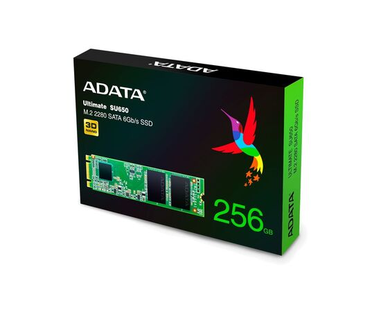 Накопитель SSD M.2 2280 256GB ADATA (ASU650NS38-256GT-C), изображение 4 Накопитель SSD M.2 2280 256GB ADATA (ASU650NS38-256GT-C), изображение 4