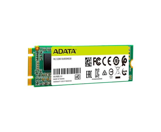 Накопитель SSD M.2 2280 1TB ADATA (ASU650NS38-1TT-C), изображение 3 Накопитель SSD M.2 2280 1TB ADATA (ASU650NS38-1TT-C), изображение 3