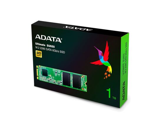 Накопитель SSD M.2 2280 1TB ADATA (ASU650NS38-1TT-C), изображение 4 Накопитель SSD M.2 2280 1TB ADATA (ASU650NS38-1TT-C), изображение 4