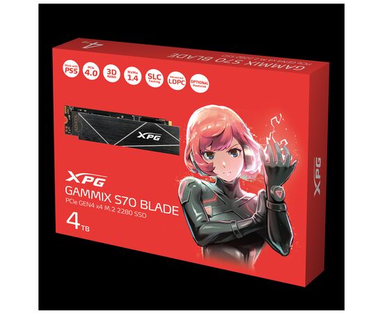 Накопитель SSD M.2 2280 4TB ADATA (AGAMMIXS70B-4T-CS), изображение 6 Накопитель SSD M.2 2280 4TB ADATA (AGAMMIXS70B-4T-CS), изображение 6