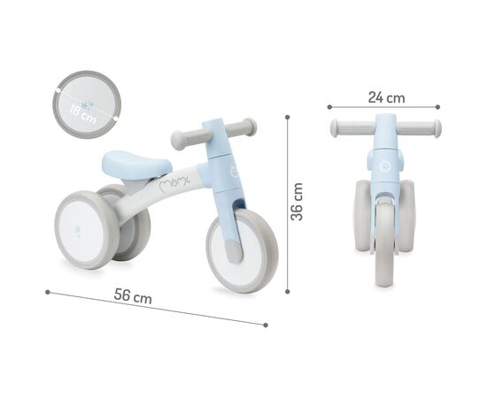 Беговел MoMi Tedi Light Blue (ROBI00037), изображение 8 Беговел MoMi Tedi Light Blue (ROBI00037), изображение 8