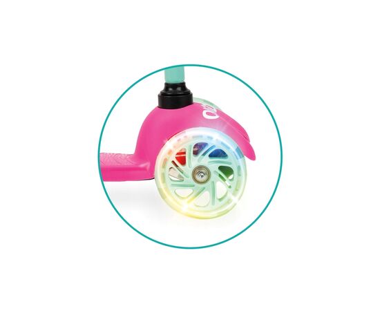 Самокат Qkids Lumis Pink (HUBA00006), зображення 4 Самокат Qkids Lumis Pink (HUBA00006), зображення 4