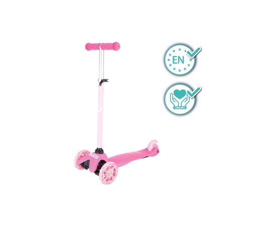 Самокат Qkids Lumis Pink (HUBA00006), зображення 7 Самокат Qkids Lumis Pink (HUBA00006), зображення 7