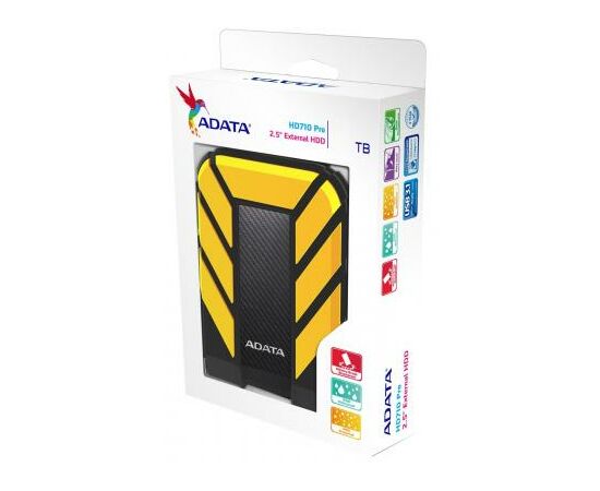 Внешний жесткий диск 2.5" 2TB ADATA (AHD710P-2TU31-CYL), изображение 6 Внешний жесткий диск 2.5" 2TB ADATA (AHD710P-2TU31-CYL), изображение 6