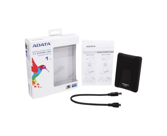 Внешний жесткий диск 2.5" 1TB ADATA (AHD650-1TU31-CBK), изображение 8 Внешний жесткий диск 2.5" 1TB ADATA (AHD650-1TU31-CBK), изображение 8