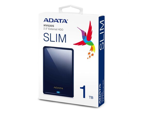 Внешний жесткий диск 2.5" 1TB ADATA (AHV620S-1TU31-CBL), изображение 5 Внешний жесткий диск 2.5" 1TB ADATA (AHV620S-1TU31-CBL), изображение 5
