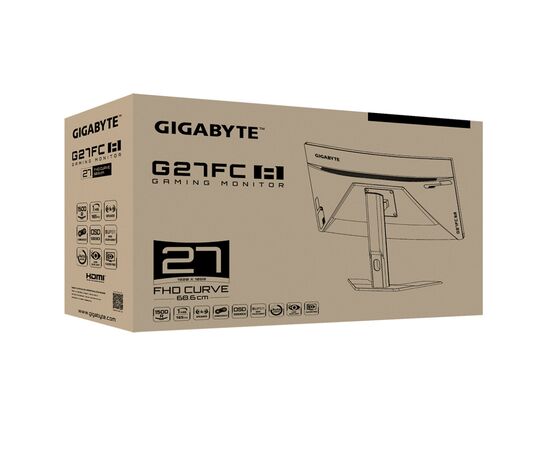 Монитор GIGABYTE G27FC A Gaming Monitor, изображение 8 Монитор GIGABYTE G27FC A Gaming Monitor, изображение 8