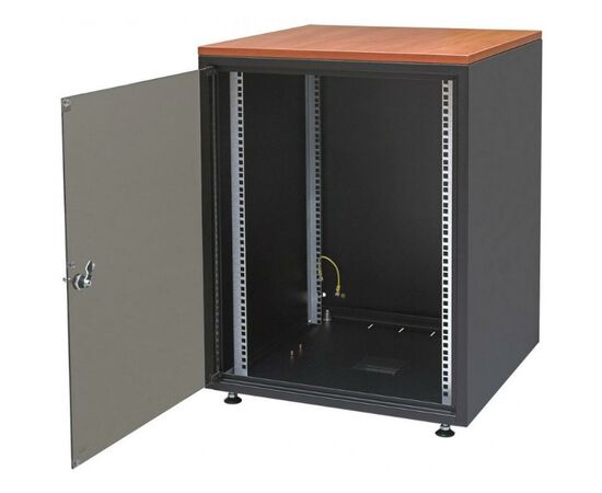 Шафа напольна Zpas 12U 600x600 SJB без столешницы (WZ-3987-01-02-161-BBL)