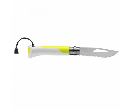 Нож Opinel №8 Outdoor White/Yellow (002320), изображение 2 Нож Opinel №8 Outdoor White/Yellow (002320), изображение 2