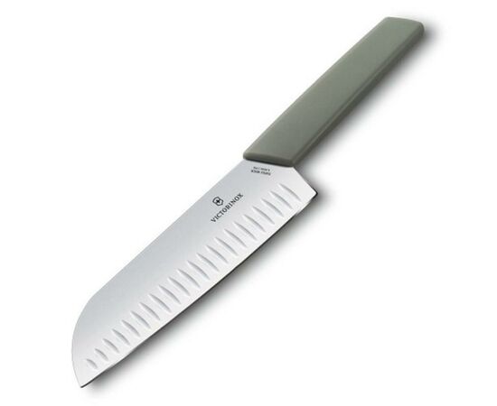 Кухонный нож Victorinox Swiss Modern 17 см Olive (6.9056.17K6B), изображение 3 Кухонный нож Victorinox Swiss Modern 17 см Olive (6.9056.17K6B), изображение 3