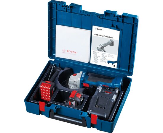 Шлифовальная машина Bosch GWS 180-LI (0.601.9H9.021), изображение 3