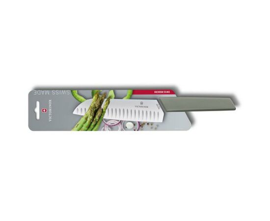 Кухонный нож Victorinox Swiss Modern 17 см Olive (6.9056.17K6B), изображение 6 Кухонный нож Victorinox Swiss Modern 17 см Olive (6.9056.17K6B), изображение 6