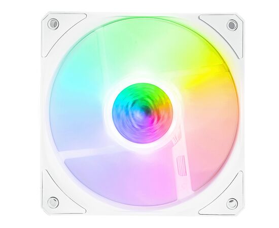 Кулер для корпуса CoolerMaster SickleFlow 120 ARGB White Edition (MFX-B2DW-18NPA-R1), изображение 2 Кулер для корпуса CoolerMaster SickleFlow 120 ARGB White Edition (MFX-B2DW-18NPA-R1), изображение 2