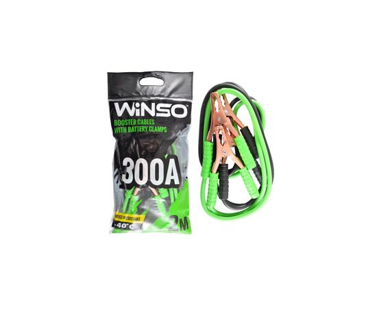 Провода для запуска для автомобиля WINSO 300А 2м (138300), изображение 3 Провода для запуска для автомобиля WINSO 300А 2м (138300), изображение 3