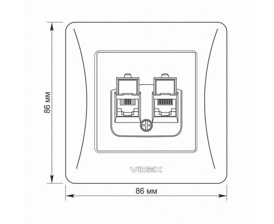 Компьютерная розетка Videx BINERA CAT6+CAT3 двойная сереб (VF-BNSK2PC6TF3-SS), изображение 6 Компьютерная розетка Videx BINERA CAT6+CAT3 двойная сереб (VF-BNSK2PC6TF3-SS), изображение 6