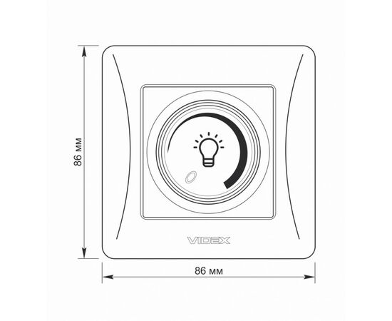 Светорегулятор Videx BINERA LED 200Вт кремовый (VF-BNDML200-CR), изображение 5 Светорегулятор Videx BINERA LED 200Вт кремовый (VF-BNDML200-CR), изображение 5
