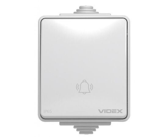 Кнопка звонка Videx VIDEX BINERA IP65 Кнопка звонка серая (VF-BNW11DB-G) (VF-BNW11DB-G), изображение 2 Кнопка звонка Videx VIDEX BINERA IP65 Кнопка звонка серая (VF-BNW11DB-G) (VF-BNW11DB-G), изображение 2