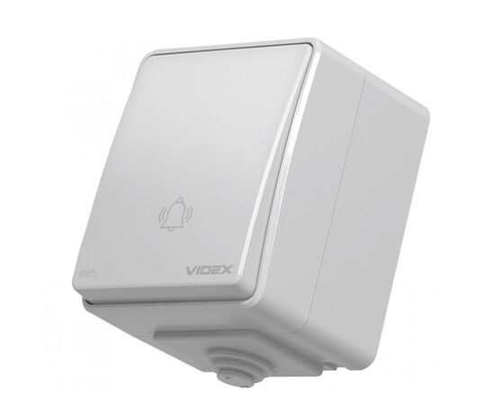 Кнопка звонка Videx VIDEX BINERA IP65 Кнопка звонка серая (VF-BNW11DB-G) (VF-BNW11DB-G)