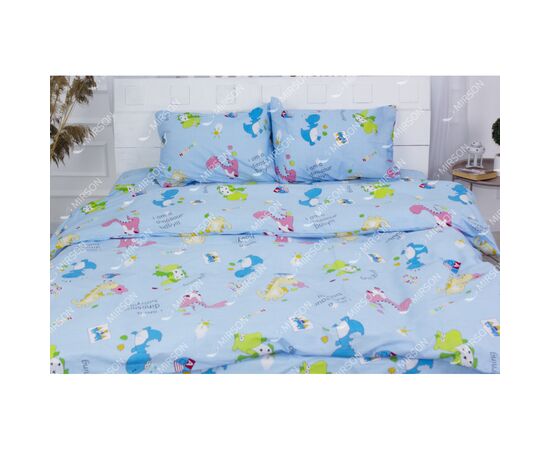 Постельное белье MirSon Бязь 17-0522 Sharks are fun King Size (2200003658347)