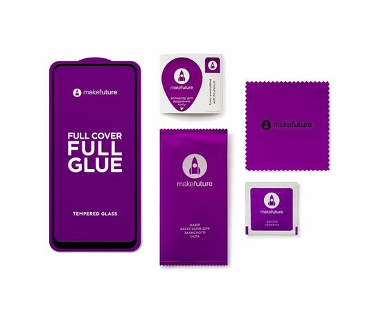 Стекло защитное MakeFuture Samsung M12 Full Cover Full Glue (MGF-SM12), изображение 2 Стекло защитное MakeFuture Samsung M12 Full Cover Full Glue (MGF-SM12), изображение 2