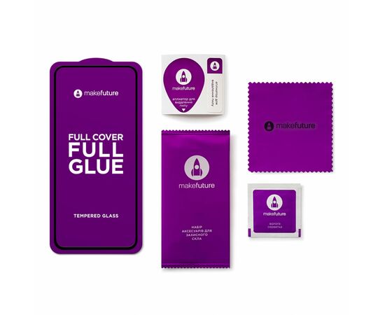 Стекло защитное MakeFuture Xiaomi Poco F3 Full Cover Full Glue (MGF-XPF3), изображение 2 Стекло защитное MakeFuture Xiaomi Poco F3 Full Cover Full Glue (MGF-XPF3), изображение 2